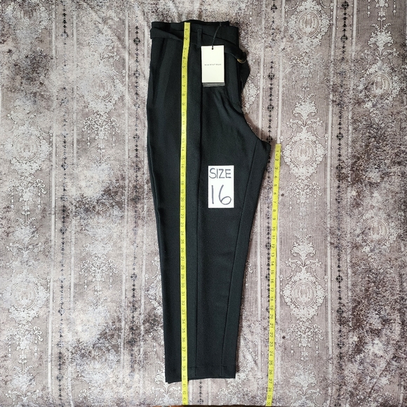 Who What Wear High Rise Black Crepe Dress Pants - Picture 11 of 14